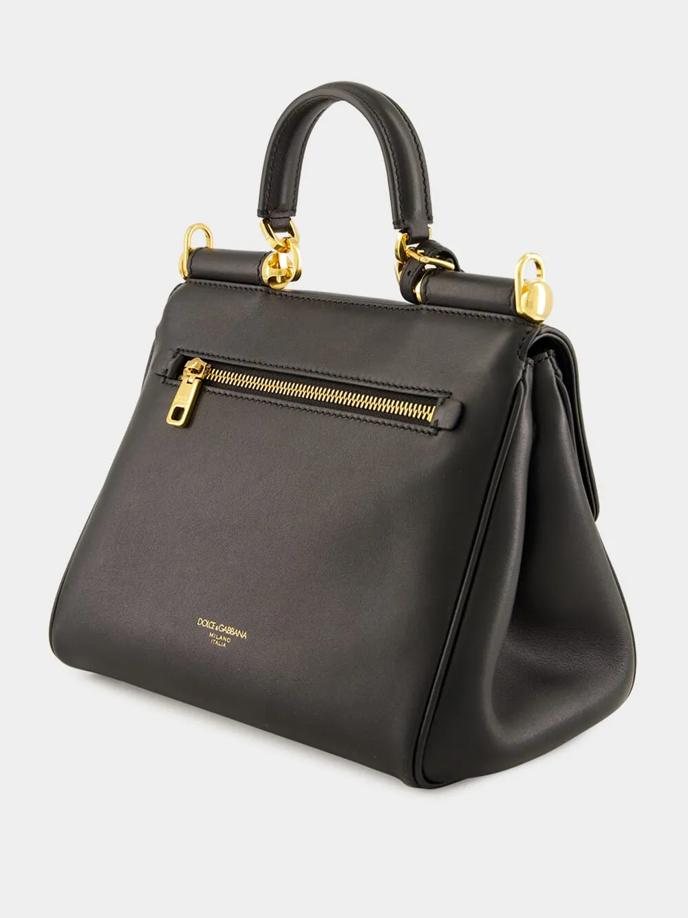 My Sicily Black Calfskin Handbag sold by Fashion Clinic product image thumbnail 5