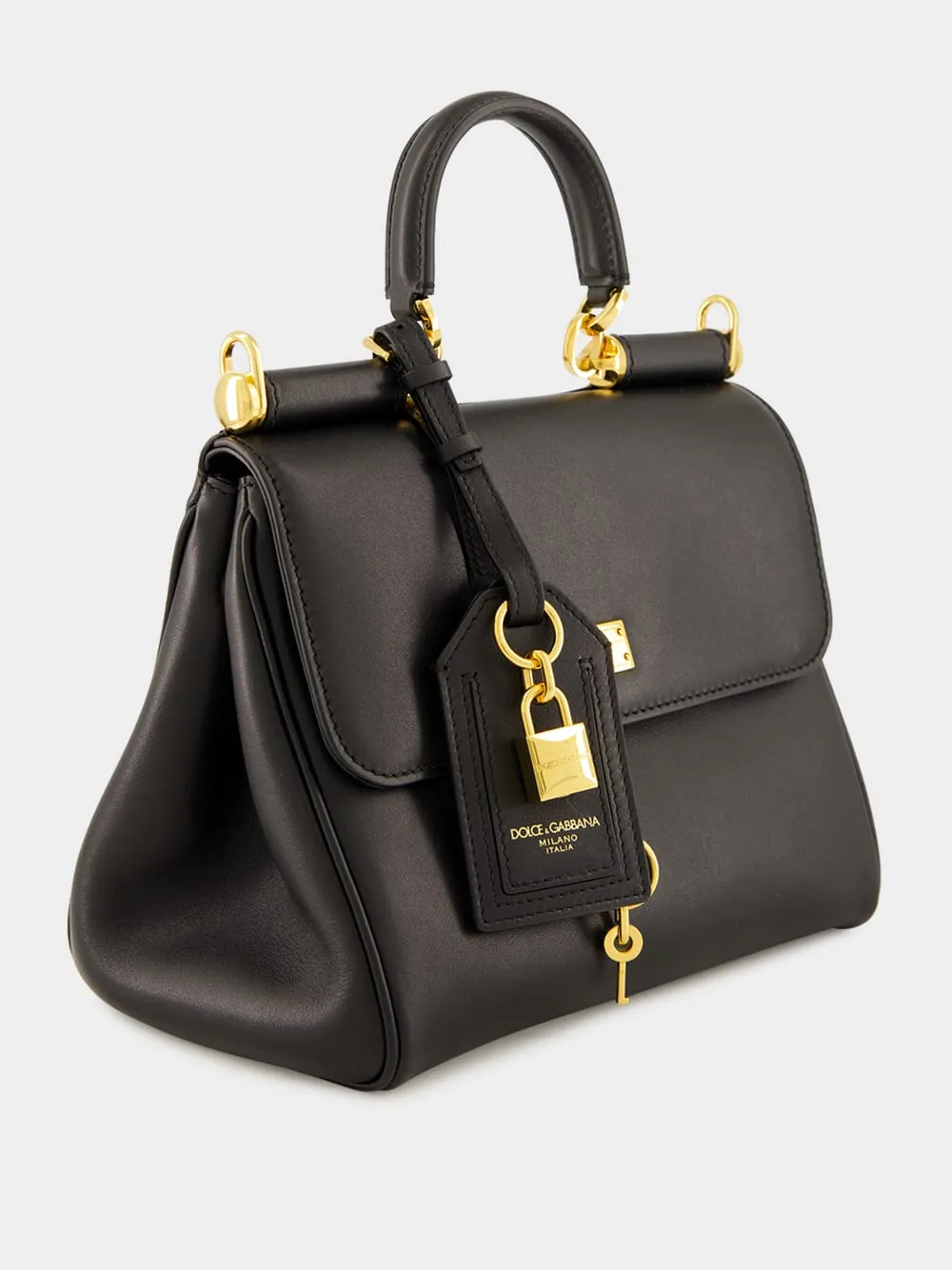 My Sicily Black Calfskin Handbag sold by Fashion Clinic product image thumbnail 3