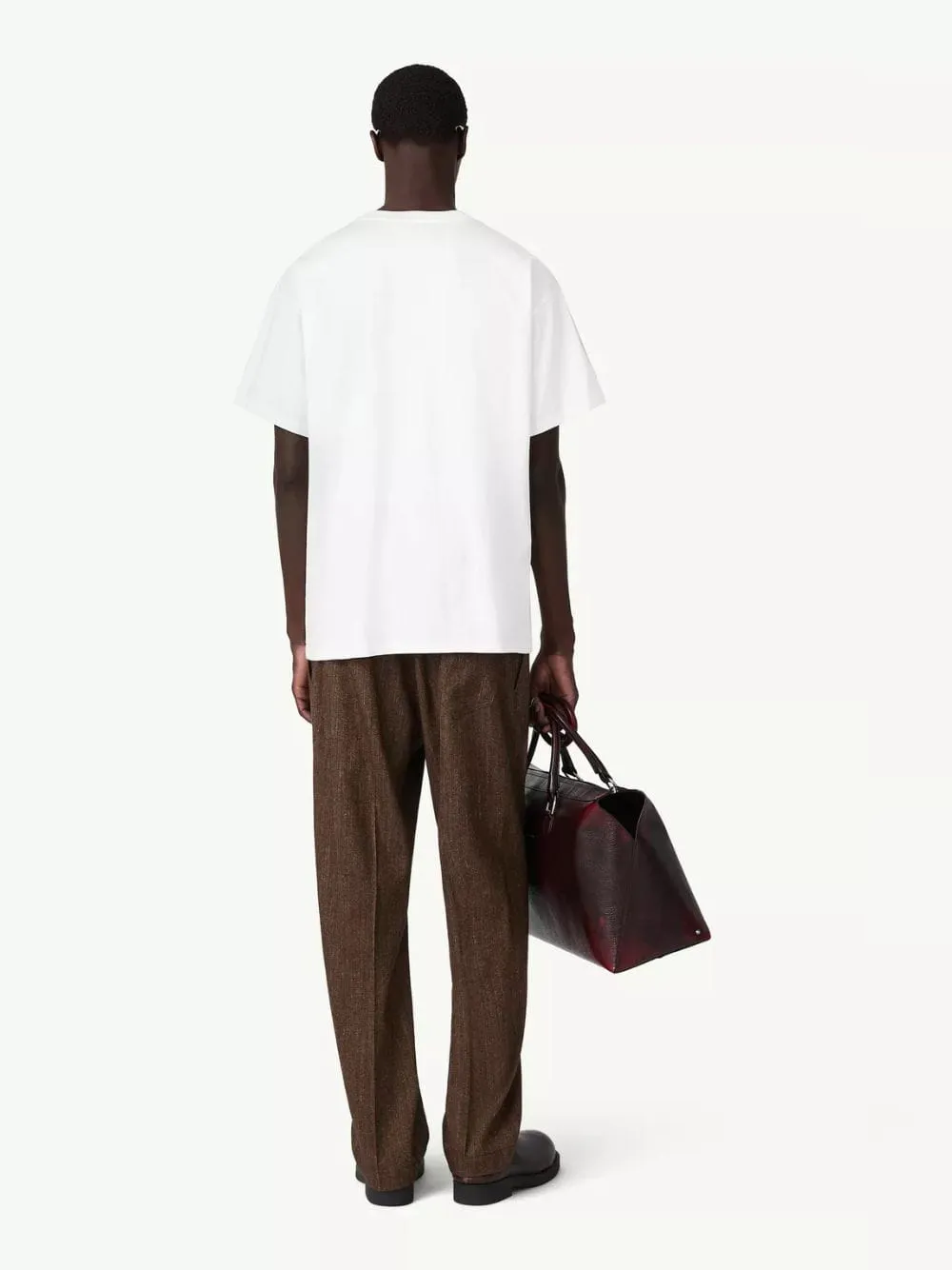 White Rubber Patch T-Shirt sold by Fashion Clinic product image thumbnail 3