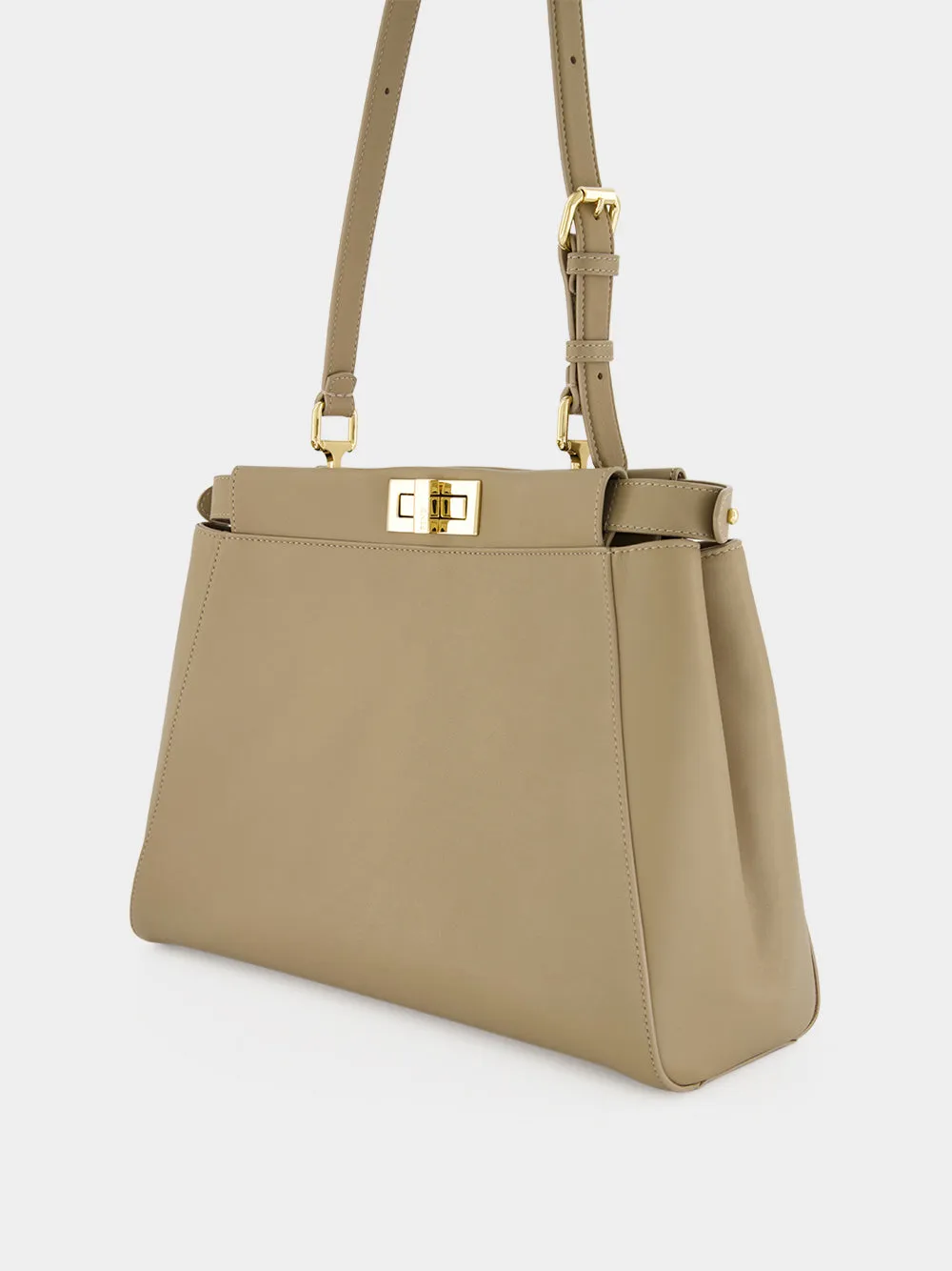 Dove Grey My Peekaboo Medium Bag sold by Fashion Clinic product image thumbnail 4
