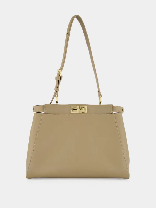 Dove Grey My Peekaboo Medium Bag made by Fendi
