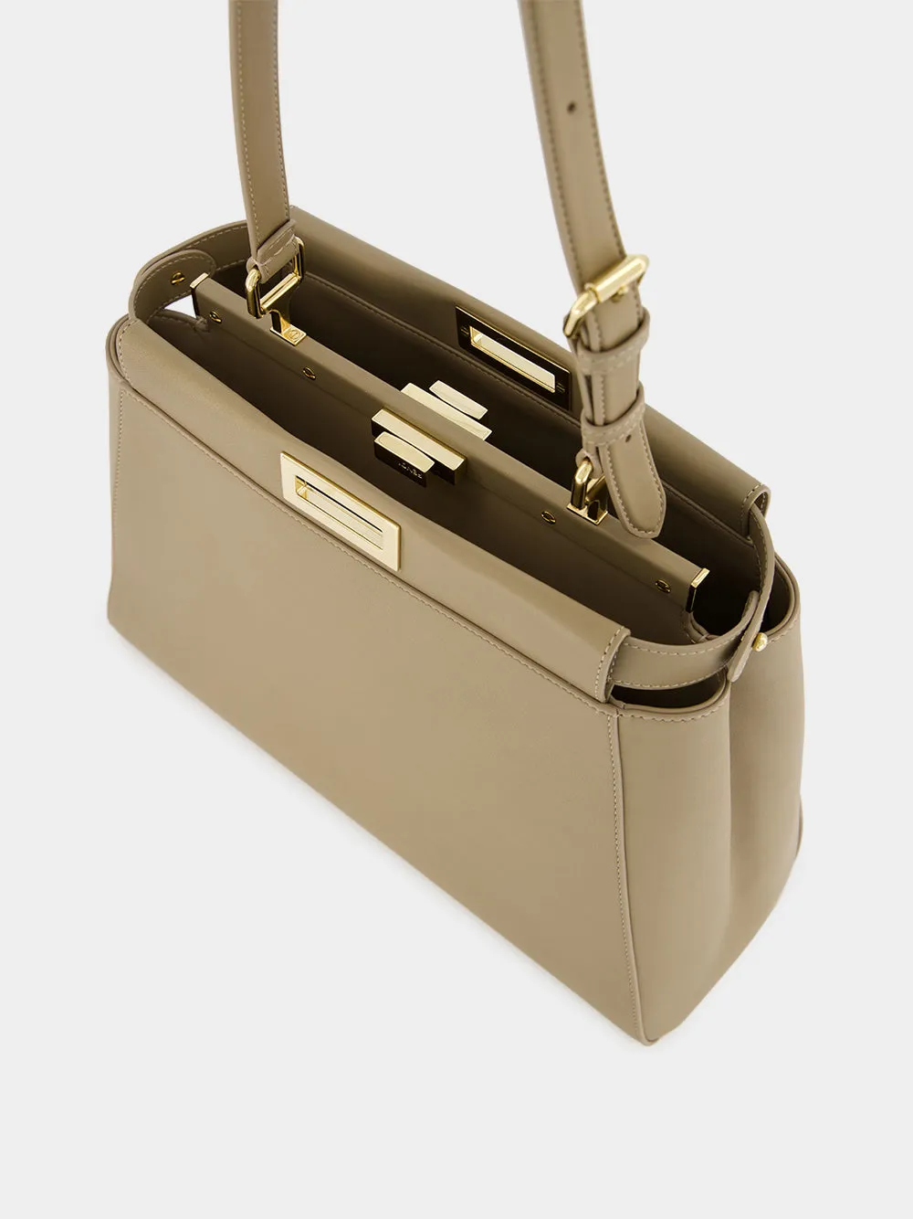 Dove Grey My Peekaboo Medium Bag sold by Fashion Clinic product image thumbnail 5