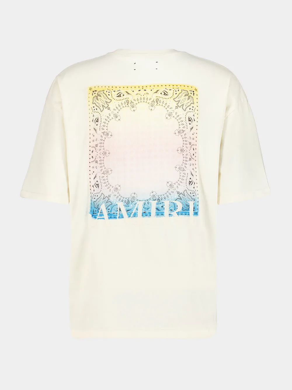 Ivory Bandana Patch Oversized T-Shirt sold by Fashion Clinic product image thumbnail 4