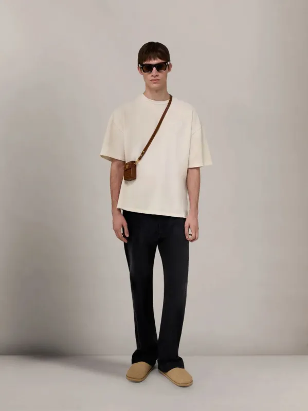 Ivory Bandana Patch Oversized T-Shirt made by AMIRI