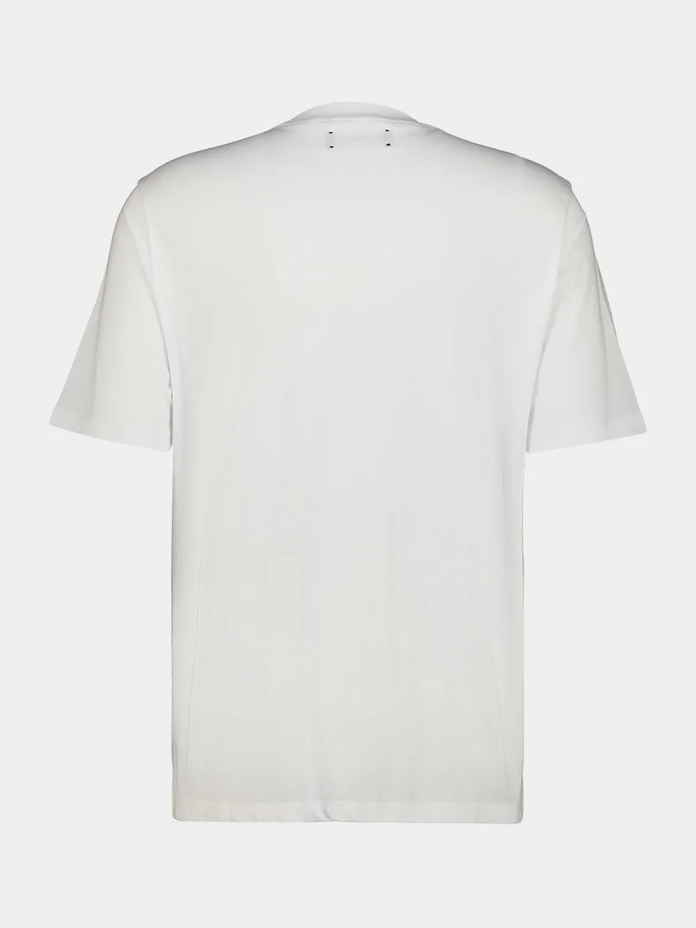 White Script Cotton T-Shirt sold by Fashion Clinic product image thumbnail 2