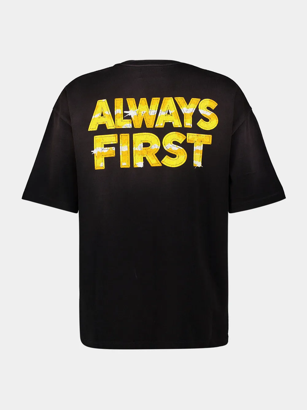 Black MA Eagle Oversized Cotton T-Shirt sold by Fashion Clinic product image thumbnail 4