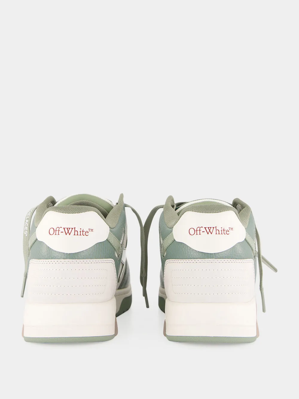 White and Sage Green Out Of Office Sneakers sold by Fashion Clinic product image thumbnail 5