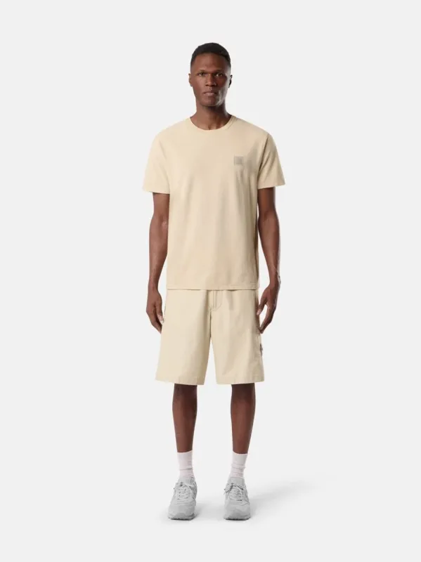 Beige Ghost Organic Cotton T-Shirt made by Stone Island