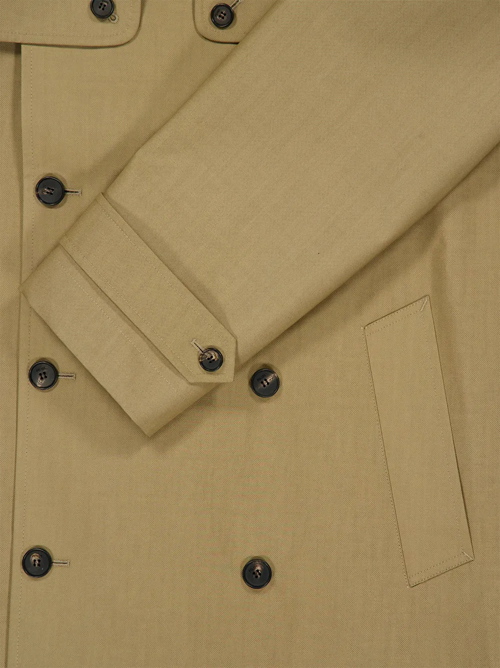 Beige Double-Breasted Trench Coat sold by Fashion Clinic product image thumbnail 5