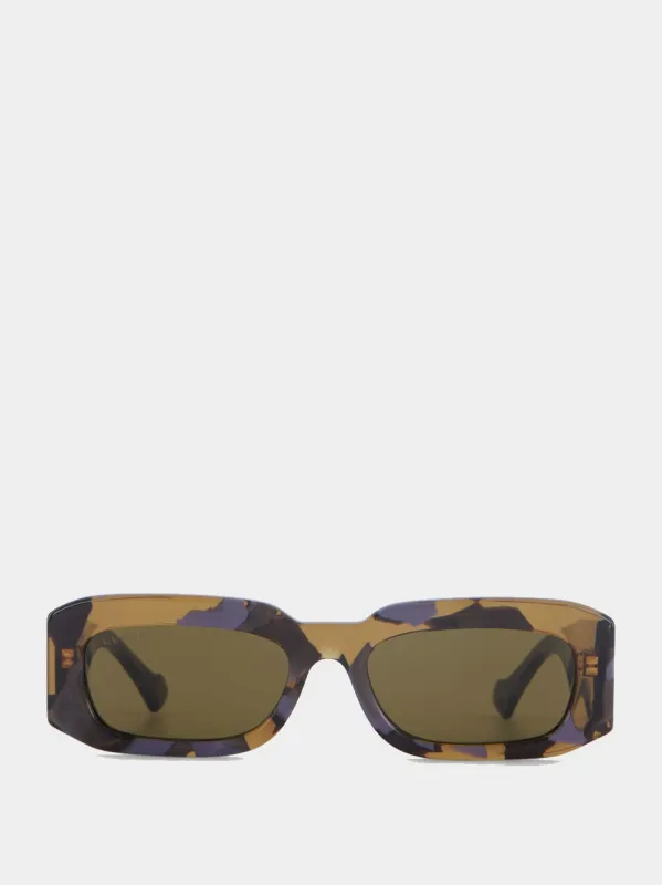 Rectangular Sunglasses made by Gucci