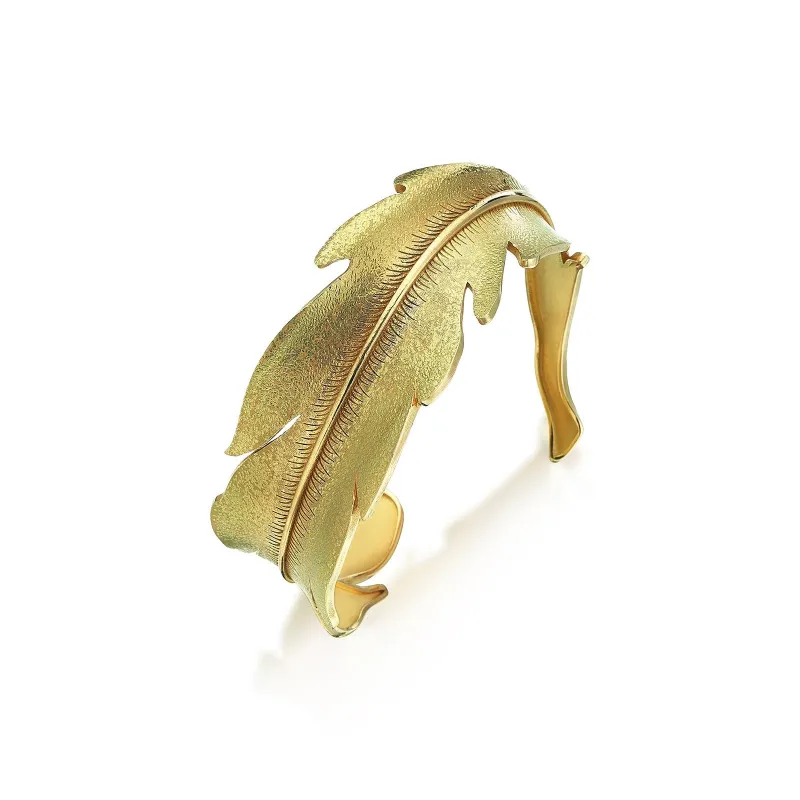 Leaf Gold Bracelet sold by Oriental Monkey