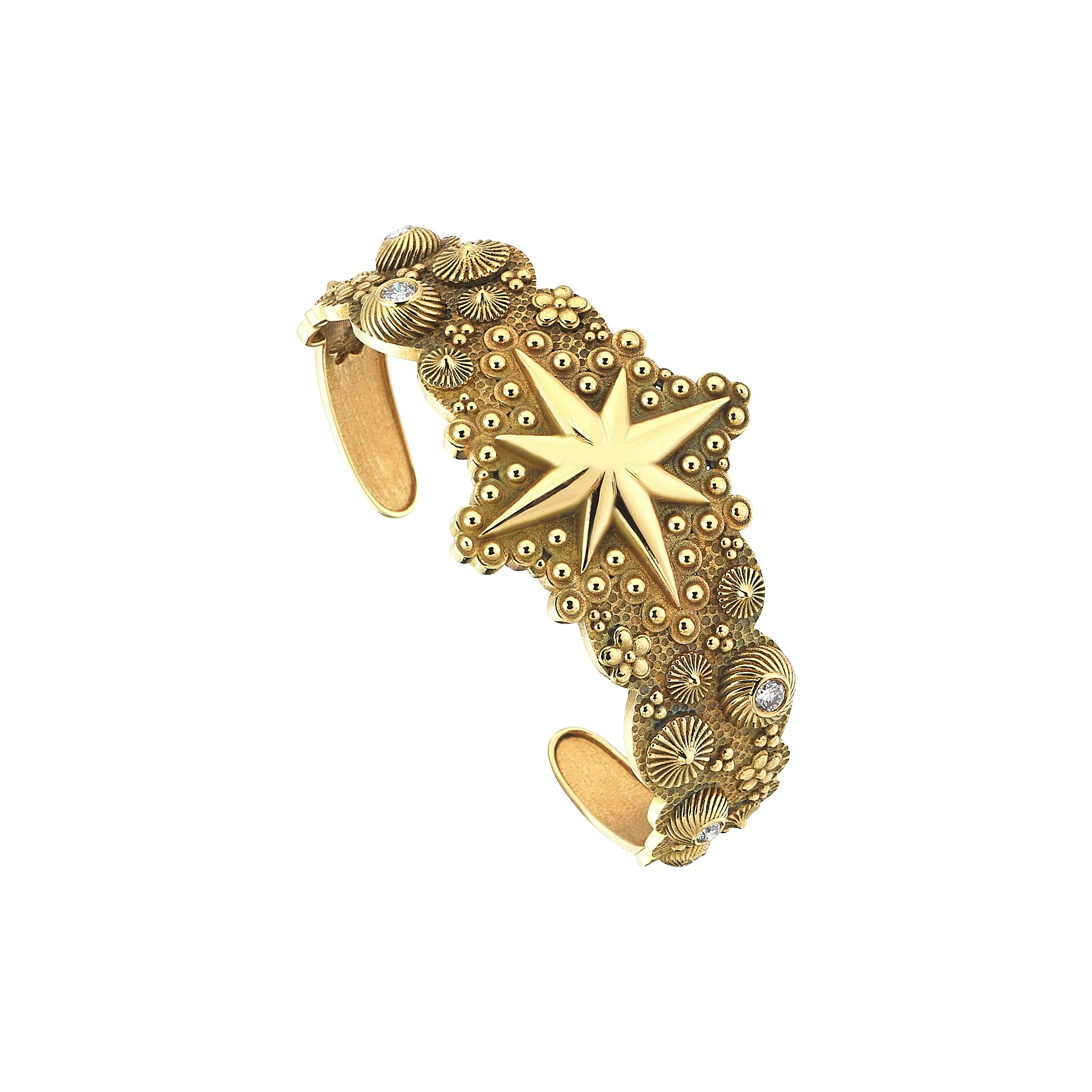 Cuff Gold Bracelet sold by Oriental Monkey