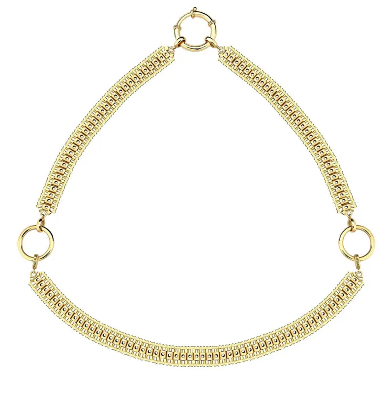 Life Circle Gold Necklace sold by Oriental Monkey
