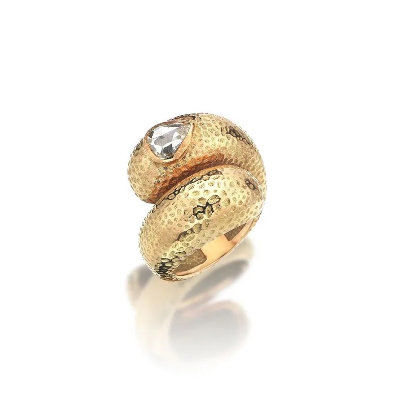 Love Drop Gold Ring sold by Oriental Monkey