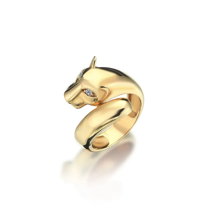 Jaguar Gold Ring sold by Oriental Monkey