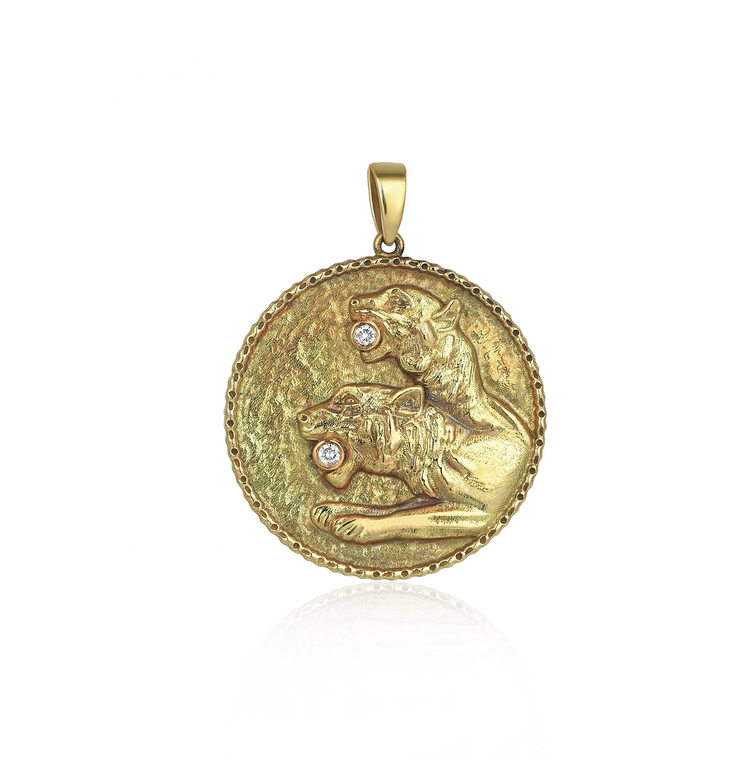 Lion Gold Pendant sold by Oriental Monkey