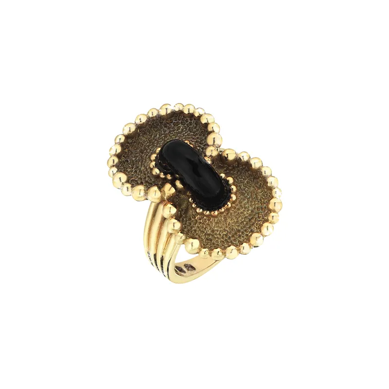 Onyx Gold Ring sold by Oriental Monkey