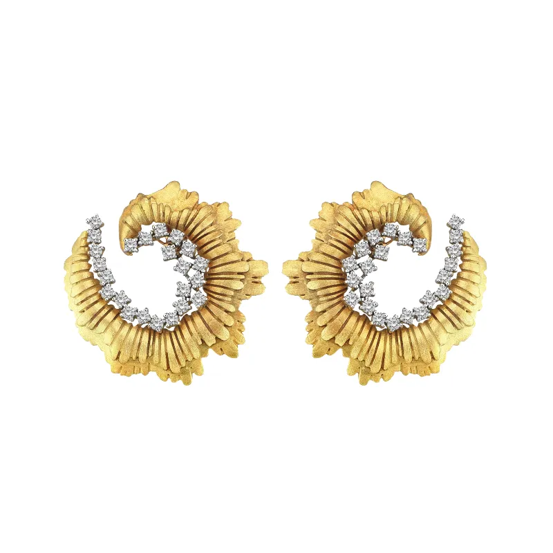 Dönence Gold Earrings sold by Oriental Monkey