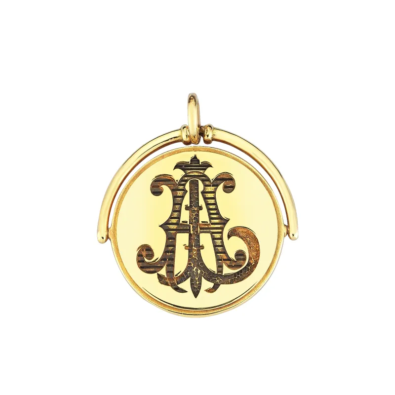 Initial Gold Pendant sold by Oriental Monkey