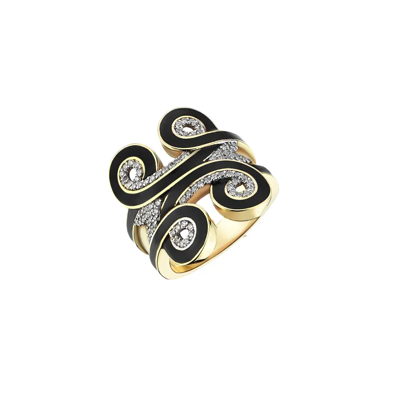 Cross Roads Gold Ring sold by Oriental Monkey