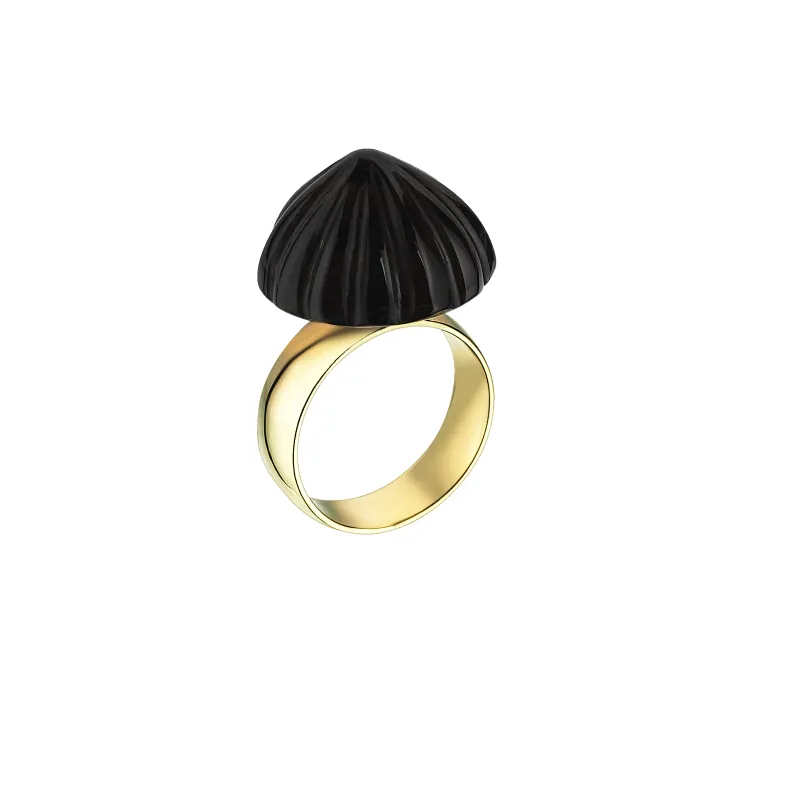 Mono Dome Gold Ring Topaz sold by Oriental Monkey