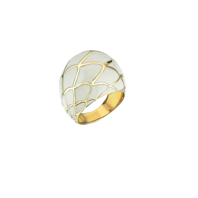 Waves Of Hammam  Gold Ring sold by Oriental Monkey