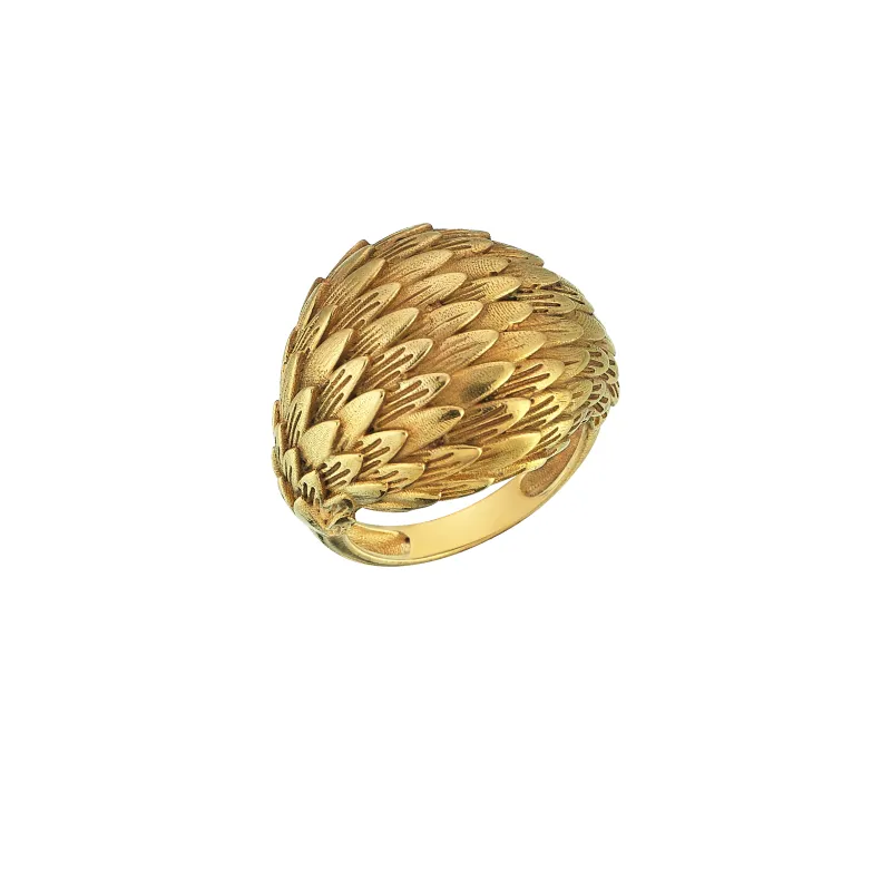 Pangolini Gold Ring sold by Oriental Monkey