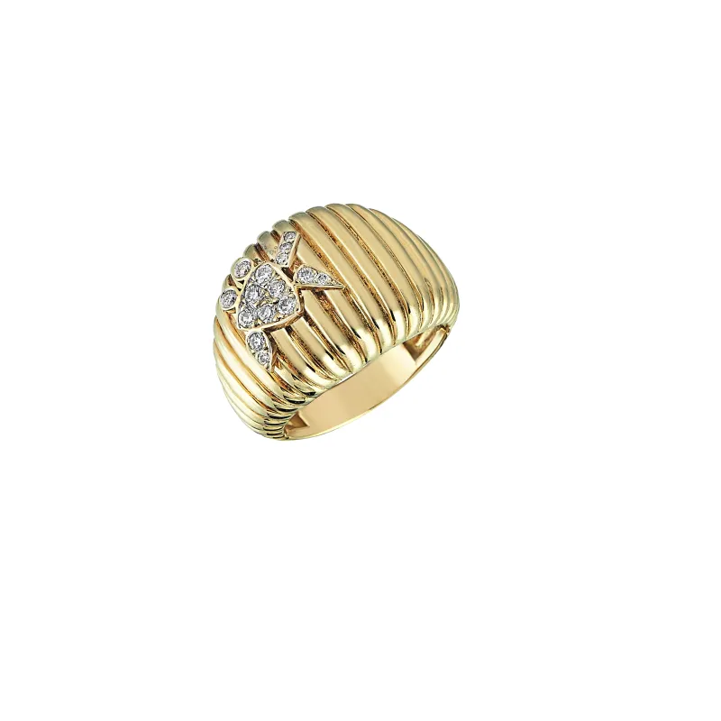 Cancer Gold Ring sold by Oriental Monkey