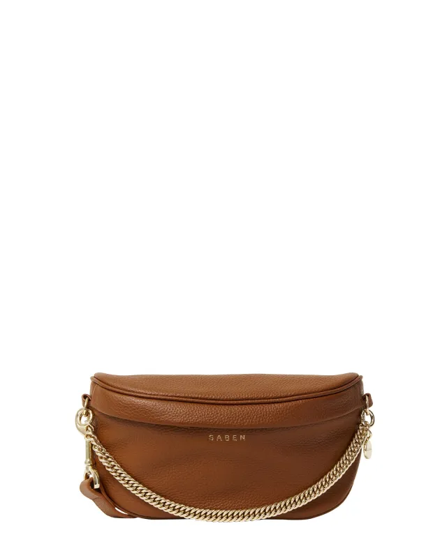 Cleo Crossbody Bag Tan sold by Saben
