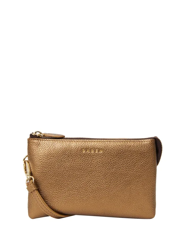 Tilly Crossbody Brushed Bronze sold by Saben