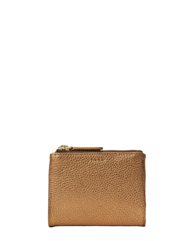 Delilah Wallet Brushed Bronze sold by Saben