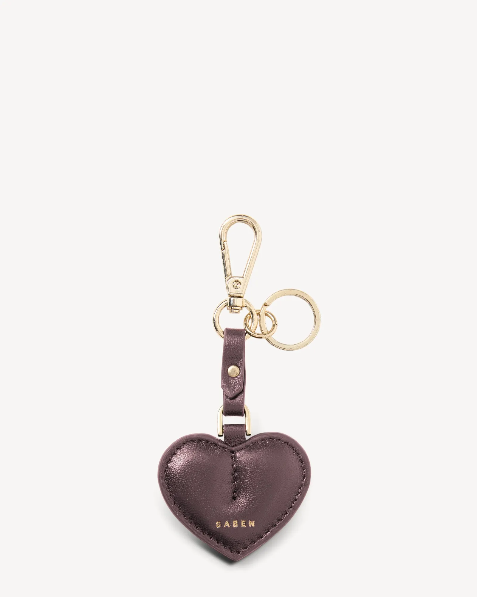Charm Keyring Heart Merlot sold by Saben