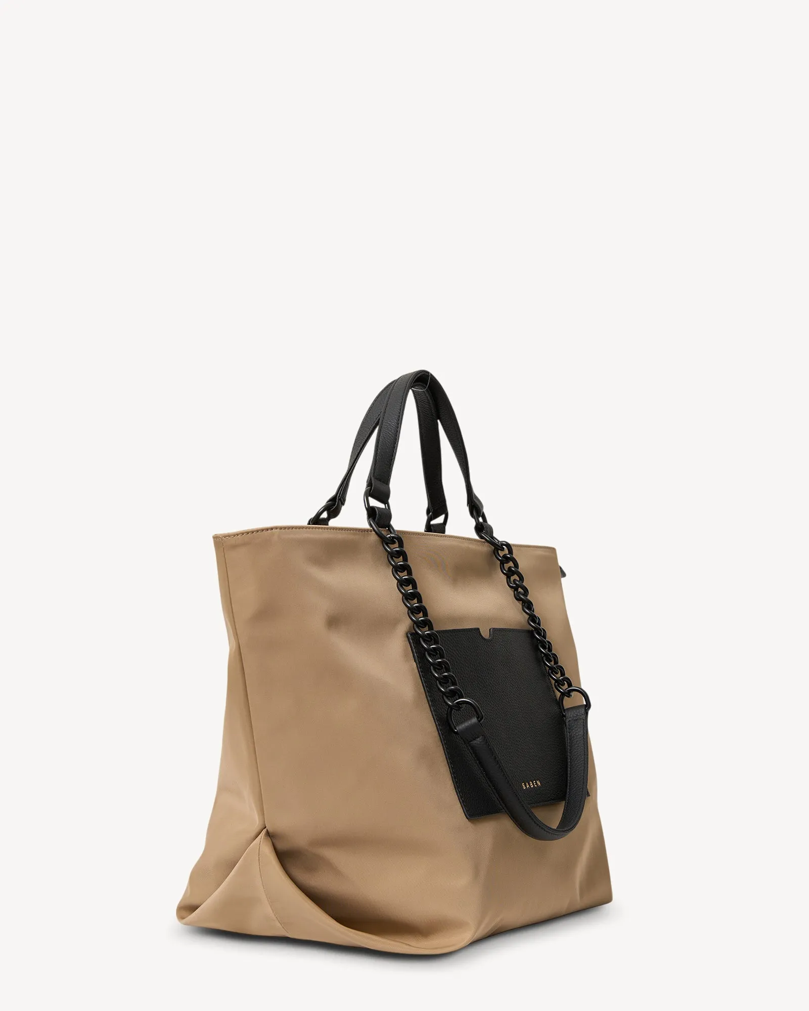 Porto Tote Tea Recycled Nylon sold by Saben product image thumbnail 3