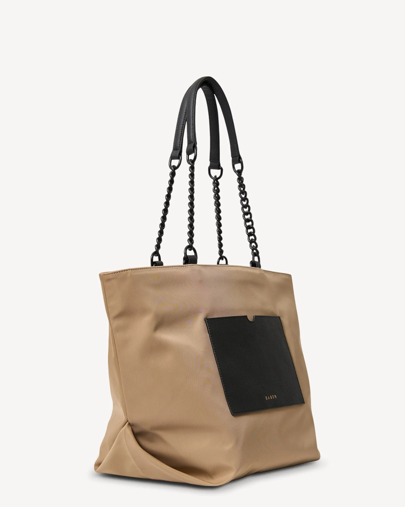 Porto Tote Tea Recycled Nylon sold by Saben product image thumbnail 5