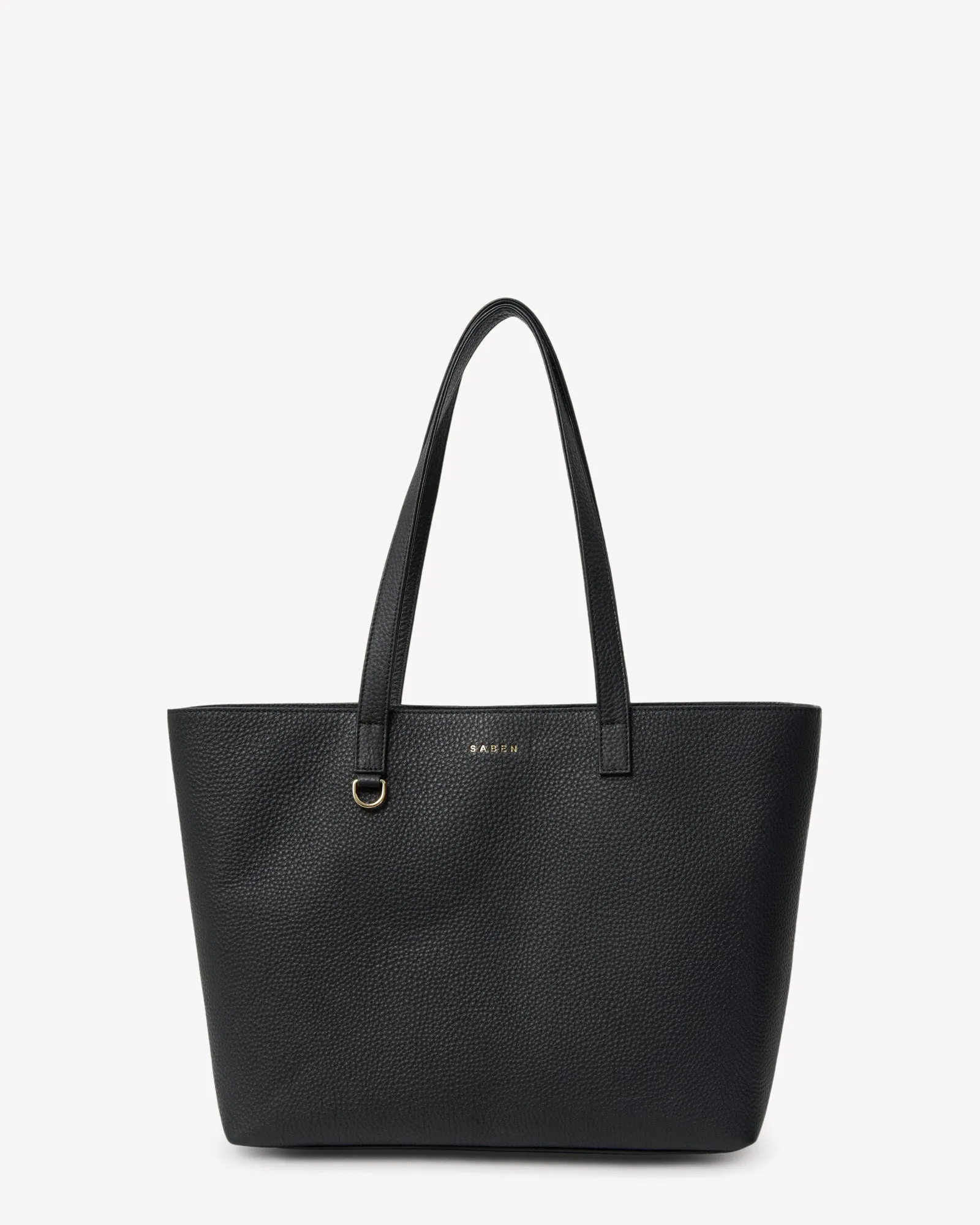 Tilbury Shoulder Bag Black + Bronze Foil sold by Saben