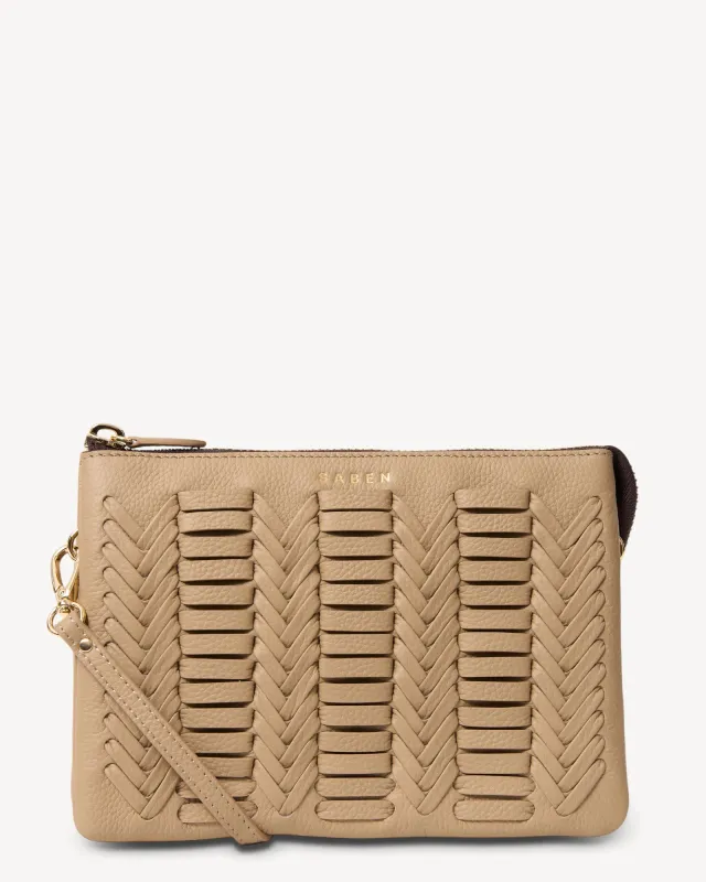Tilly's Big Sis Crossbody Tea Chevron sold by Saben