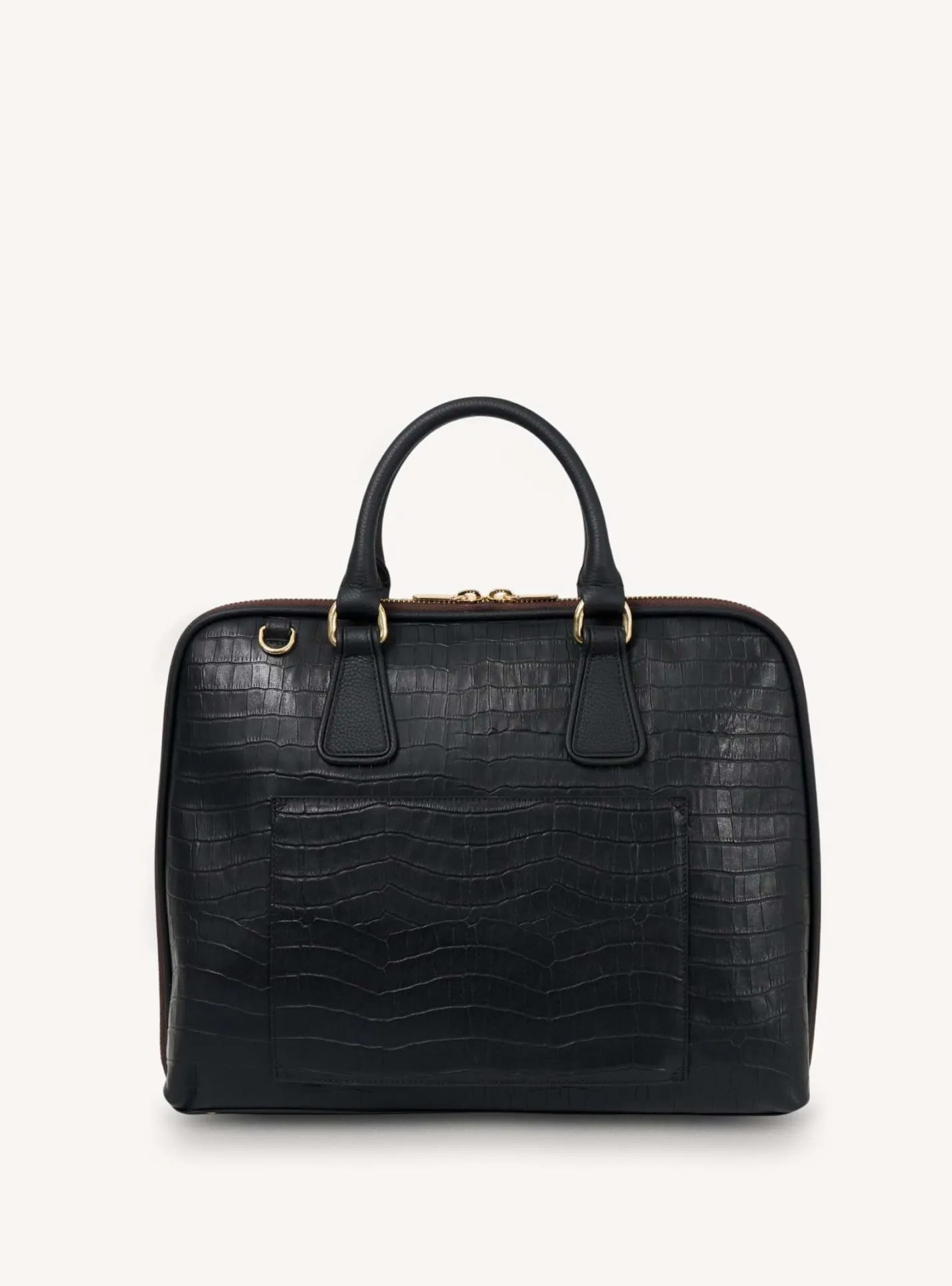 Parker Briefcase Black Croc - PRE ORDER sold by Saben product image thumbnail 3