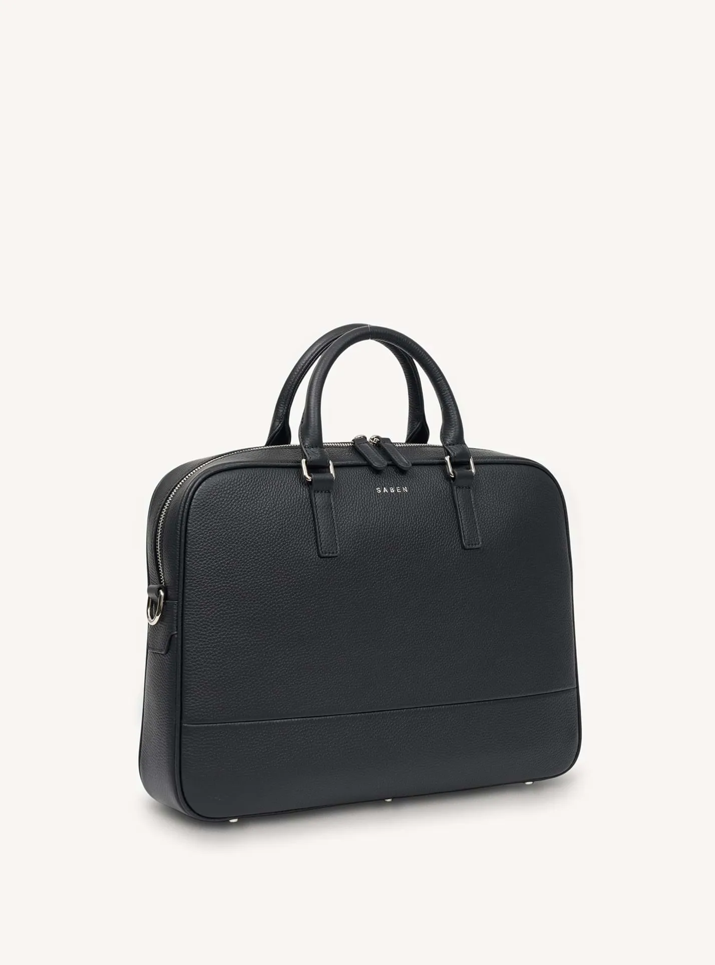 Harrison Black Briefcase sold by Saben product image thumbnail 2