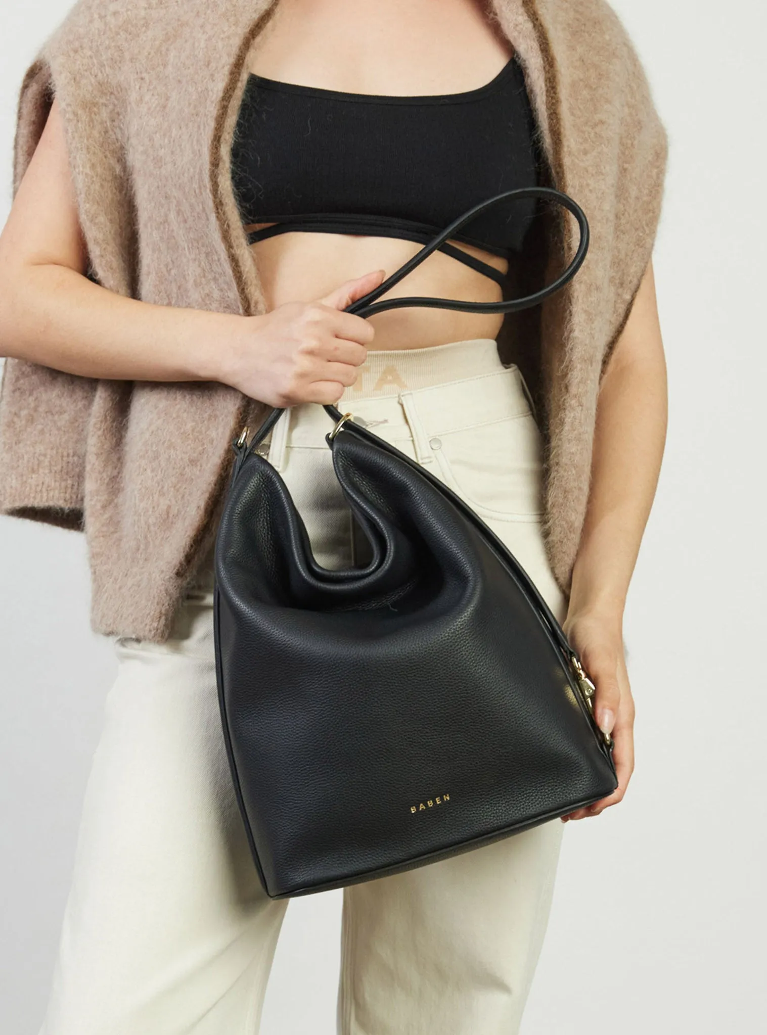 June Shoulder Bag Black Pebble sold by Saben product image thumbnail 2