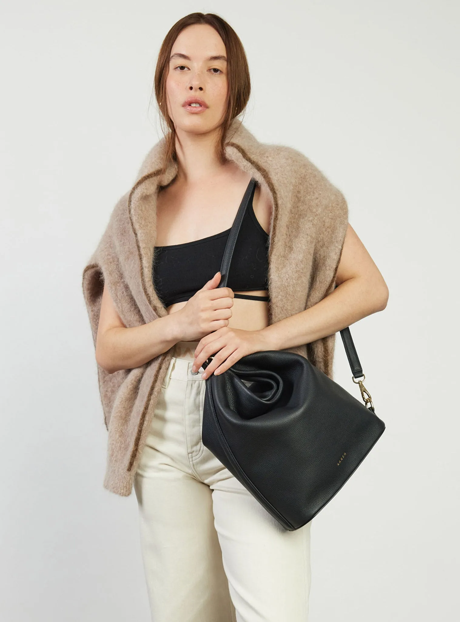 June Shoulder Bag Black Pebble sold by Saben product image thumbnail 4