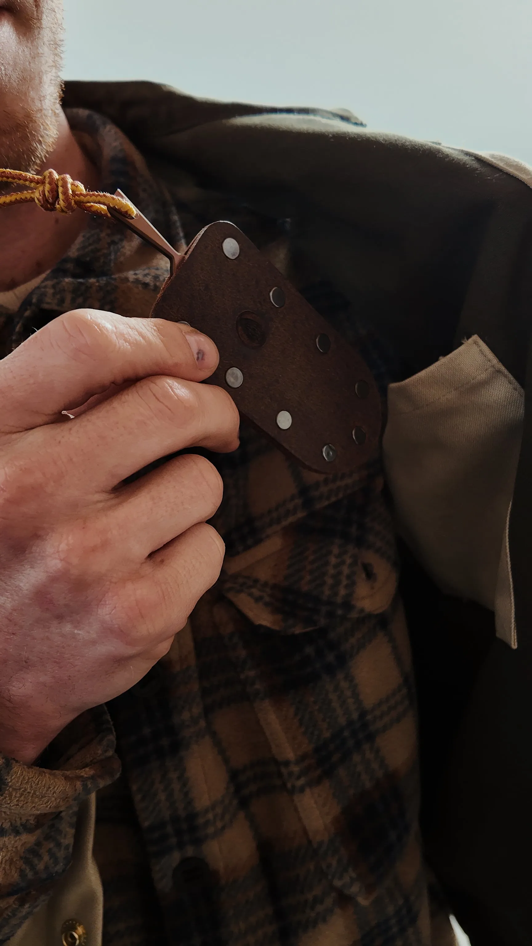 Wild Cane Supply Co. x Barn & Brook Supply Co.: Pocket Feather Knife sold by Wild Cane Supply Co. product image thumbnail 3