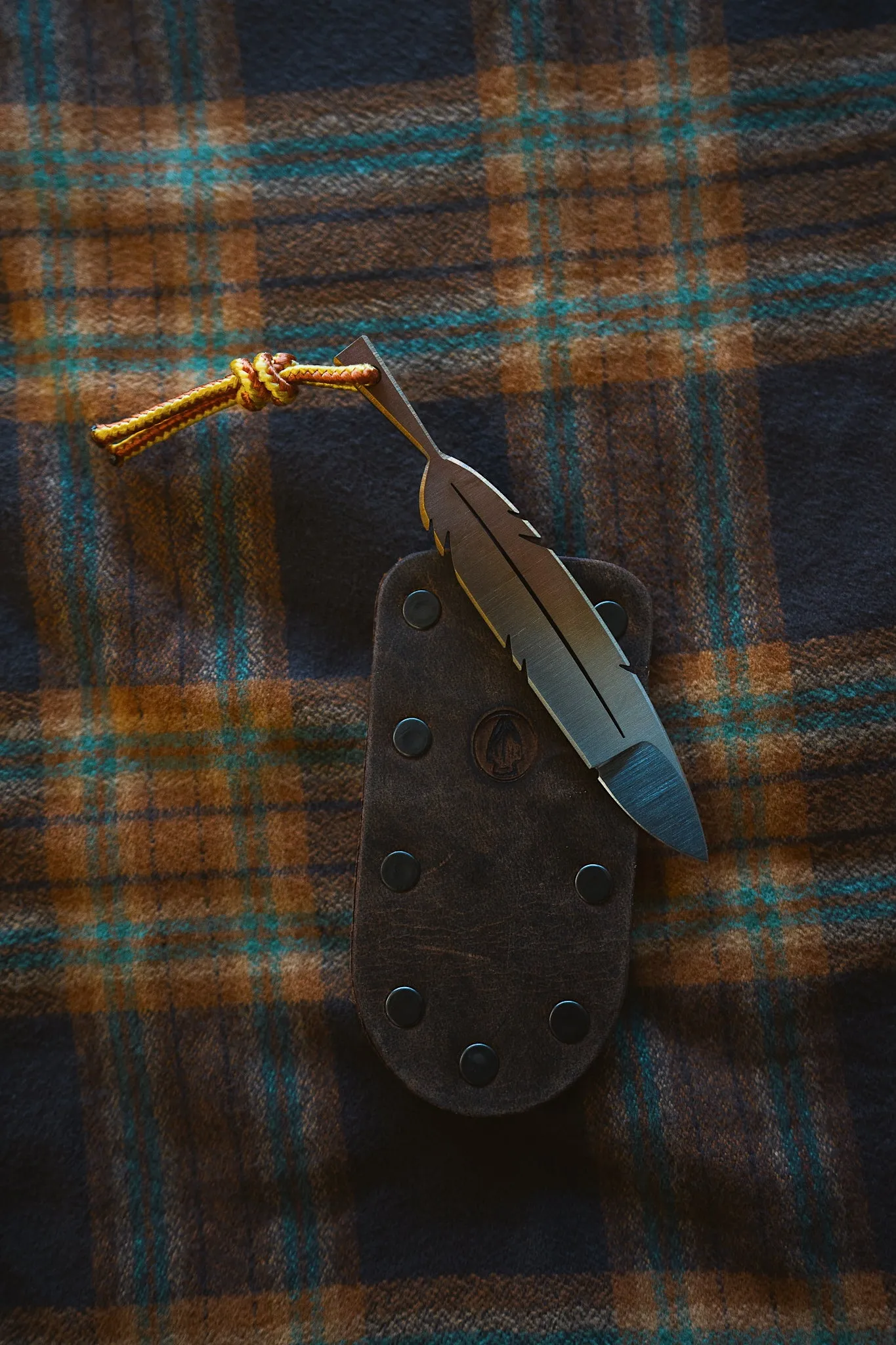 Wild Cane Supply Co. x Barn & Brook Supply Co.: Pocket Feather Knife sold by Wild Cane Supply Co.