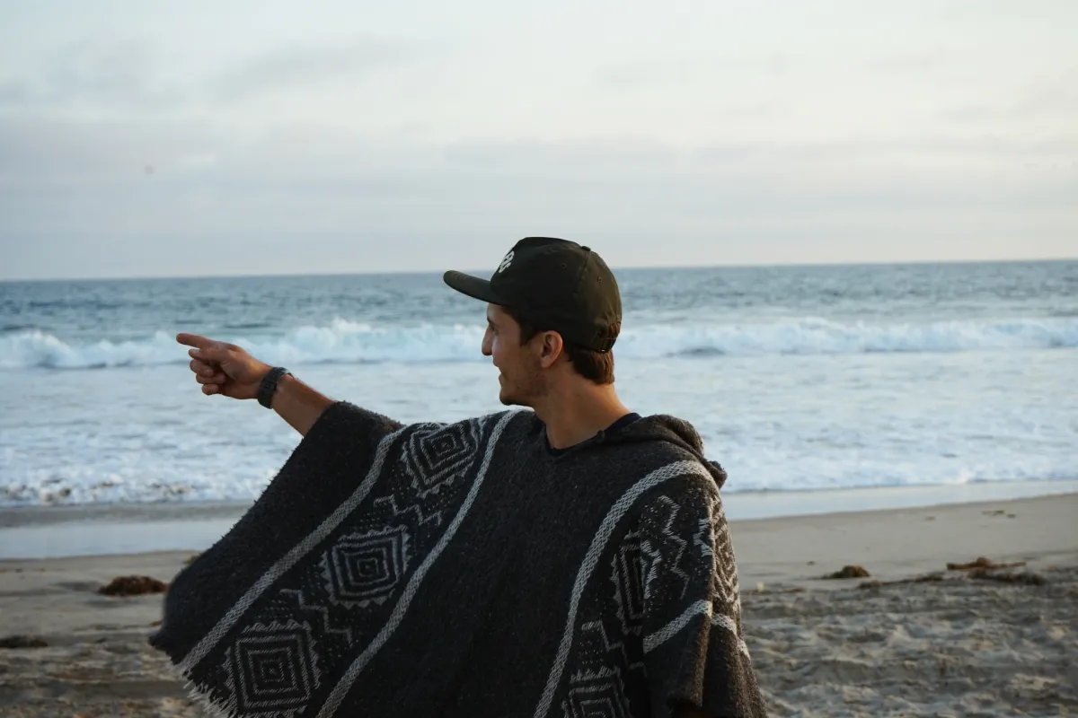 Pura Vida Poncho sold by Wild Cane Supply Co.