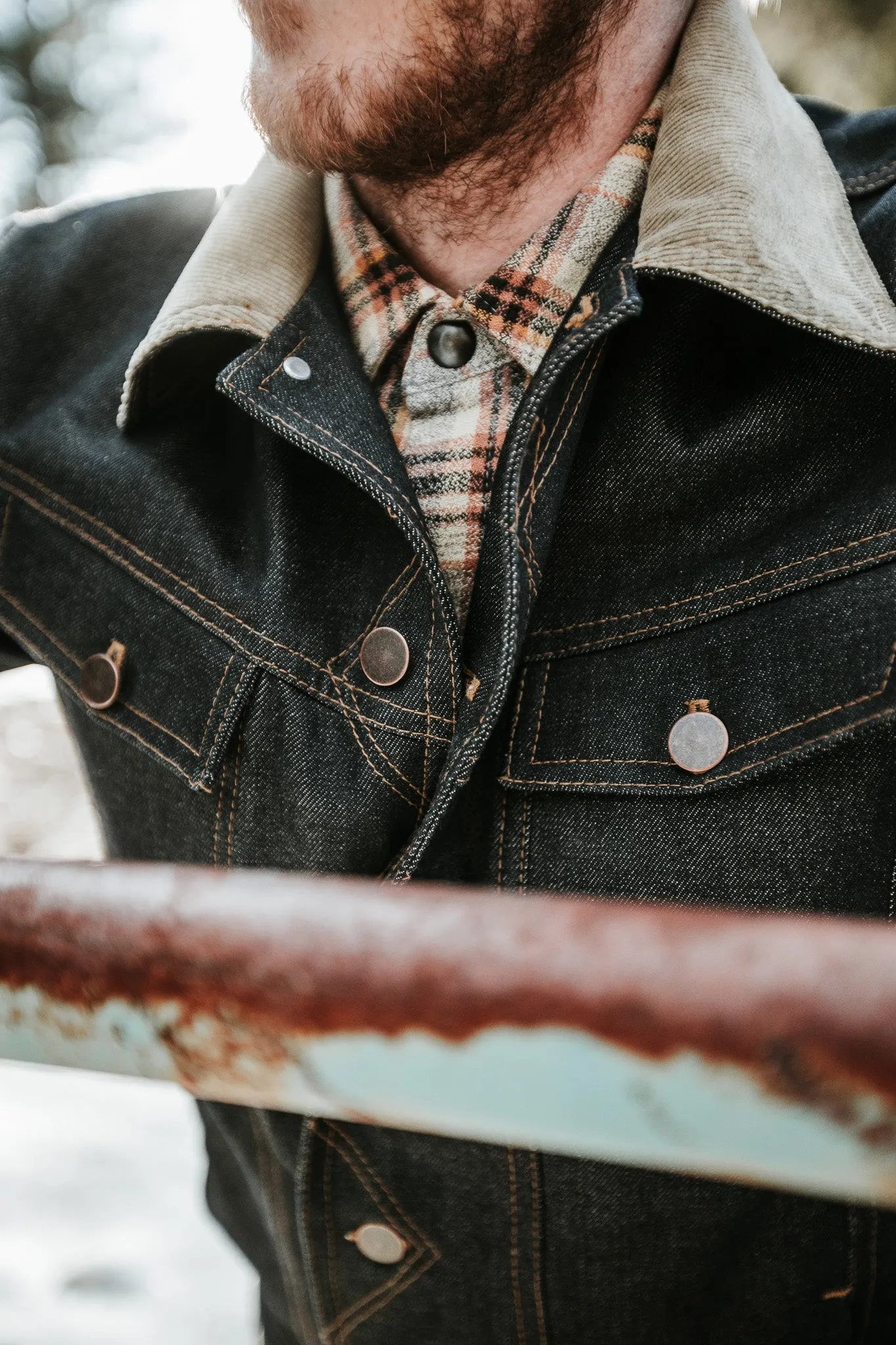 Los Coyotes Denim Jacket sold by Wild Cane Supply Co. product image thumbnail 4