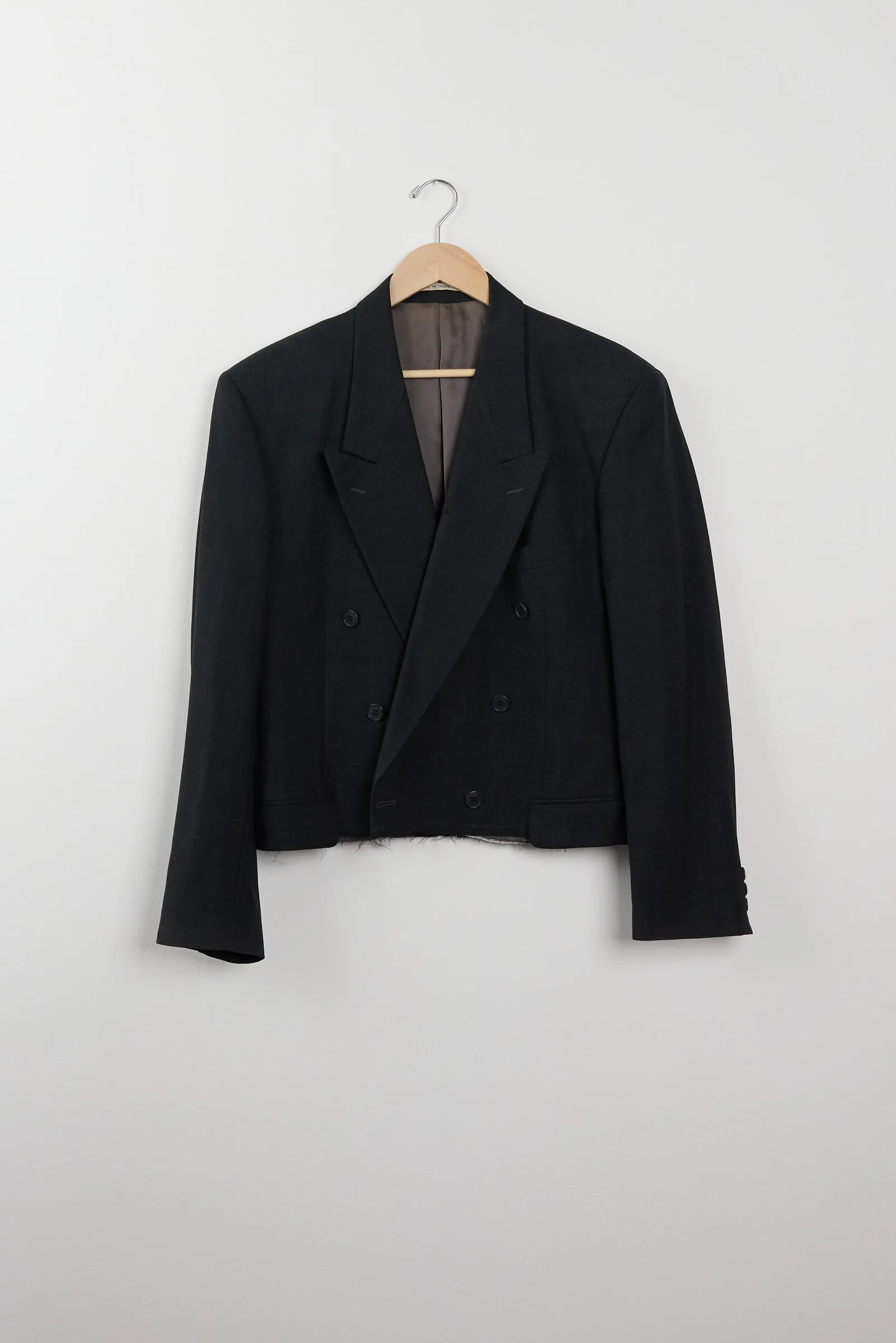 UPCYCLED CROPPED BLAZER sold by EMOTE product image thumbnail 2