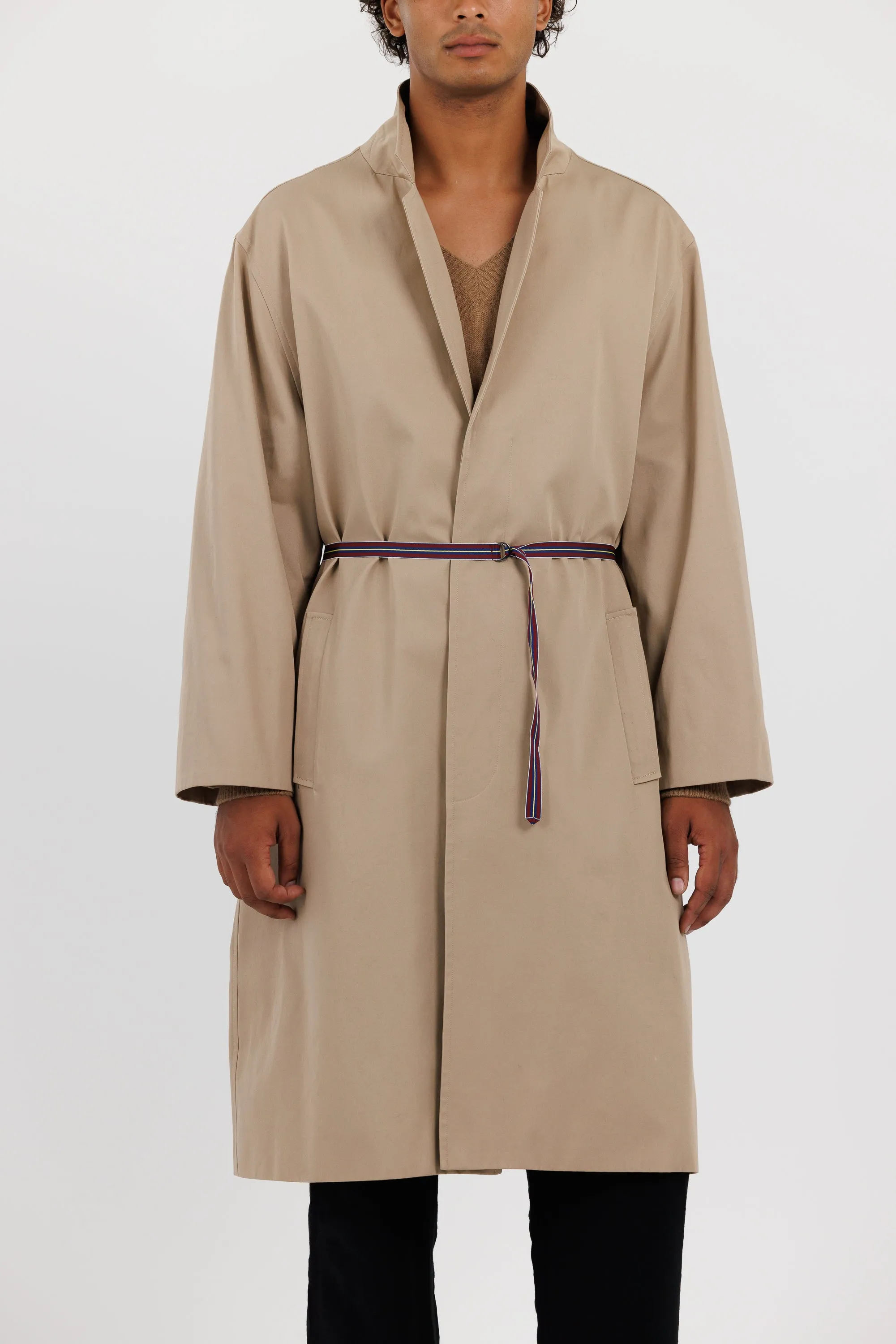 OVERSIZED COAT w 2 BELTS sold by EMOTE