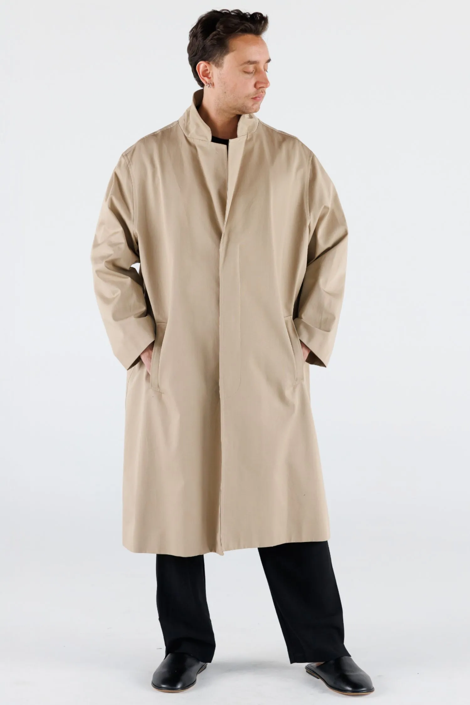 OVERSIZED COAT w 2 BELTS sold by EMOTE product image thumbnail 4