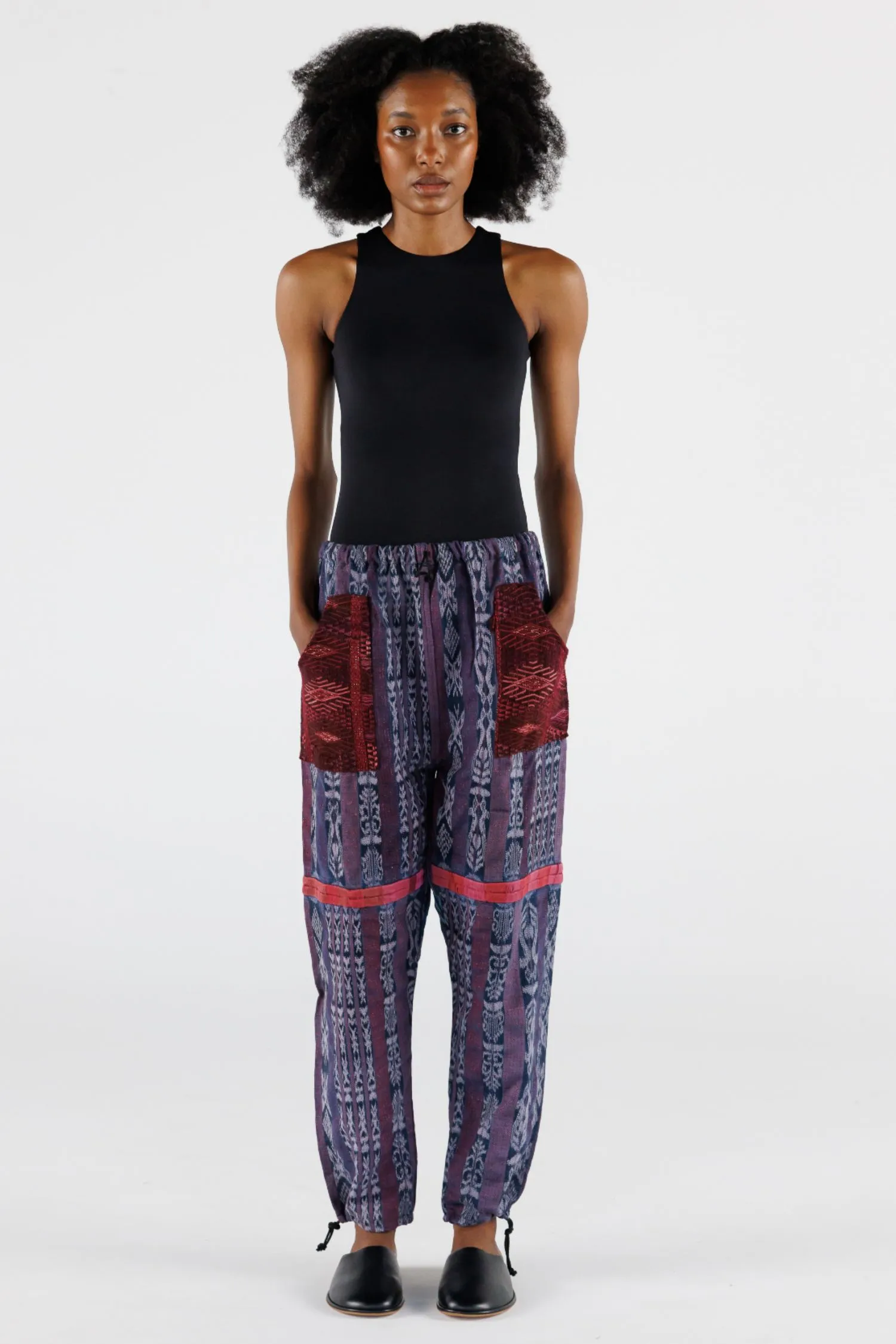 Artisanal Patchwork Pant sold by EMOTE