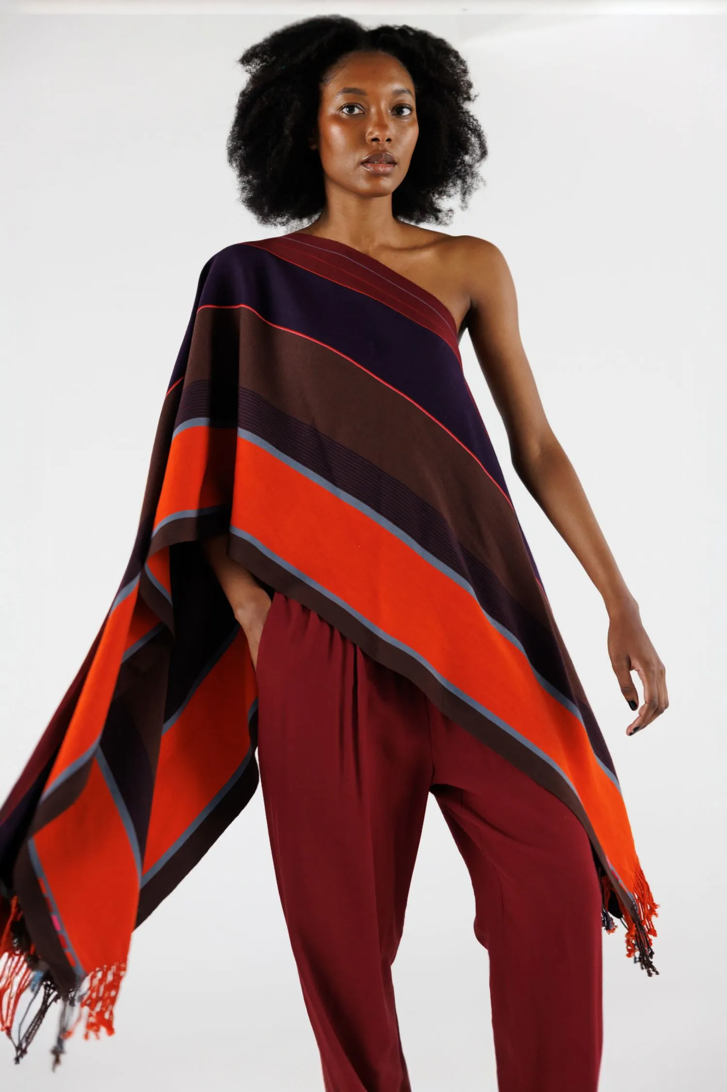 Handloom Poncho Dress sold by EMOTE