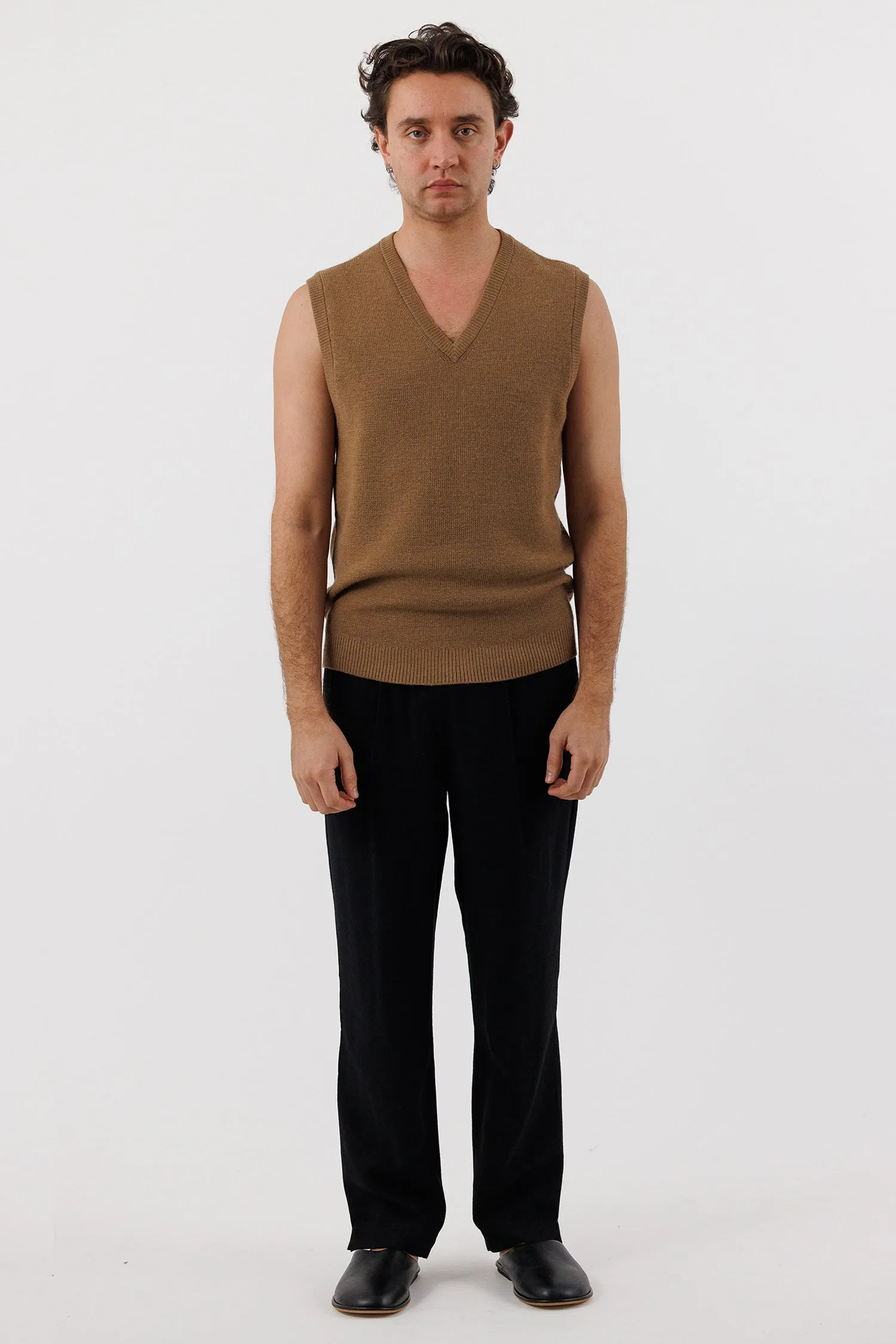 V NECK SWEATER VEST sold by EMOTE